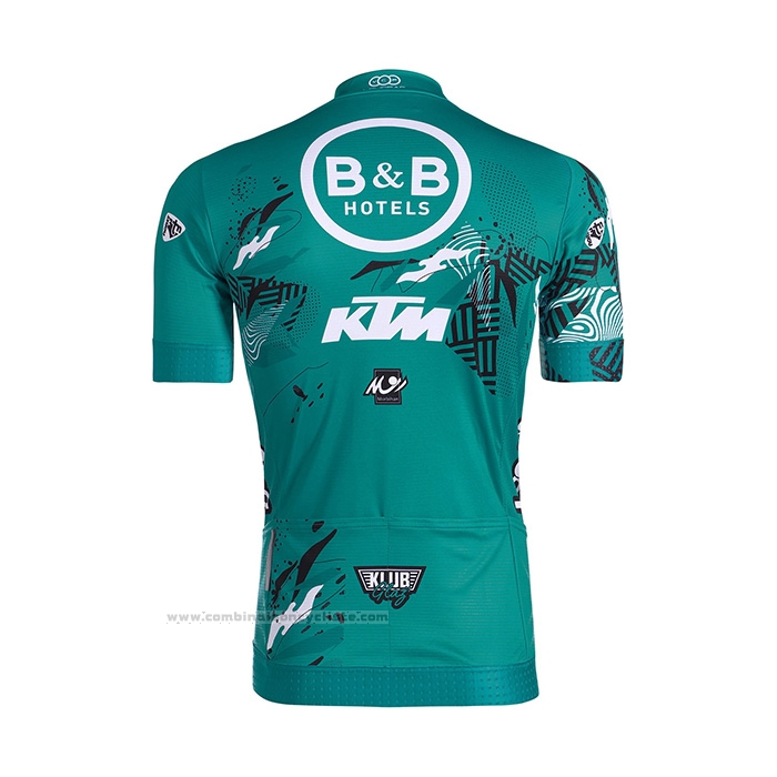 2022 Maillot Cyclisme Vital Concept-BB Hotels Lumiere Vert Manches Courtes et Cuissard